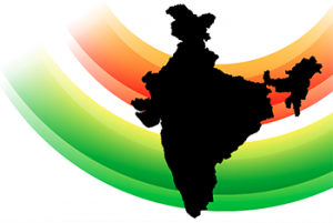 outline map of India